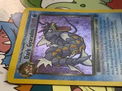 Dark Gyarados Holo Rare Unlimited - Team Rocket 8/82 - Vintage Pokemon Card LP - Image 3