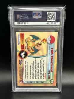 CHARIZARD Pokemon Card - 2000 Topps Chrome - #6 - Pokemon T.V. Spectra - PSA 10 - Image 2