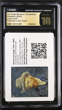 CGC 10 PRISTINE Pokemon Van Gogh Museum Amsterdam Insert Card - Image 1