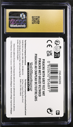 CGC 10 PRISTINE Pokemon Van Gogh Museum Amsterdam Insert Card - Image 2