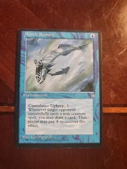 MTG Ice Age - Mystic Remora - NM - Vintage card - Image 1