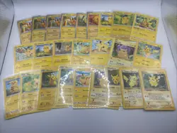 25 Different Pikachu Pokemon TCG Card Lot - Base Set Jungle Neo WOTC Holo + - Image 1