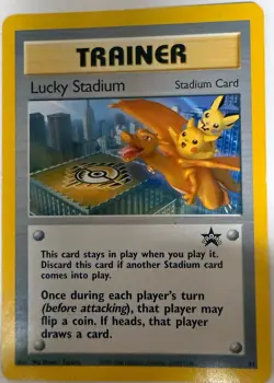 Pokemon Lucky Stadium Trainer Black Star Promo 41 Pokemon Card Near Mint - Image 1