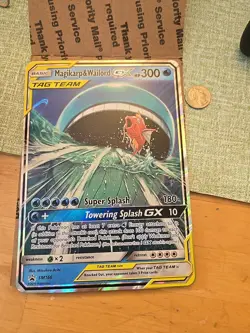 POKEMON Magikarp & Wailord GX SM166 Jumbo Cards 2019 - Image 1