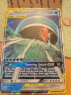 POKEMON Magikarp & Wailord GX SM166 Jumbo Cards 2019 - Image 2