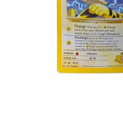 Pokemon Lt. Surge's Electabuzz 70 HP Card Vintage Rare Collectible - Image 2