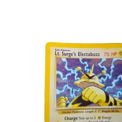 Pokemon Lt. Surge's Electabuzz 70 HP Card Vintage Rare Collectible - Image 4