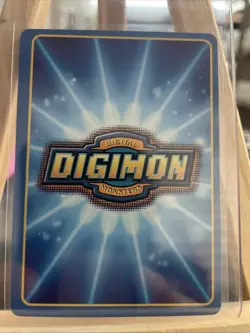 DIGIMON Digital Monsters METALGREYMON Gold Text Bo-80 Trading Card 1999 BANDAI - Image 2