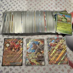 Pokemon cards bundle job lot | 122 Journey Together | No Dupes | Illustration R - Image 1
