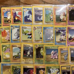 Pokemon Base Set Uncommon And Common Complete Set -WOTC Pokemon- NM/LP -70 Cards - Image 2