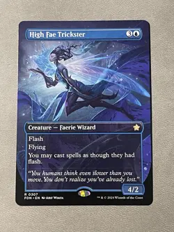 High Fae Trickster (Borderless) MTG Foundations Regular NM - Image 1