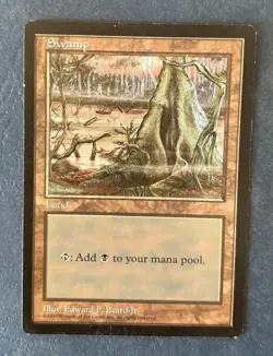 MTG PROMO APAC SWAMP RED PACK SERIES SET NEW ZEALAND ART LAND 1997 HARD TO FIND - Image 1