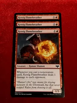 MTG (x3) Kessig Flamebreather 164/277 Innistrad: Crimson Vow - Unplayed Mint+ - Image 1