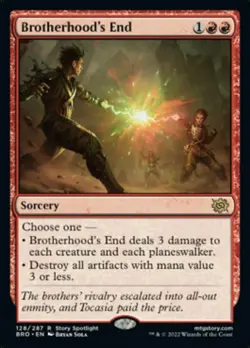 1 x Brotherhood's End - Foil - The Brothers' War - NM-Mint - MTG - Image 1