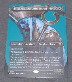 Mikaeus, the Unhallowed (Borderless) Commander Masters Regular MTG - Image 2