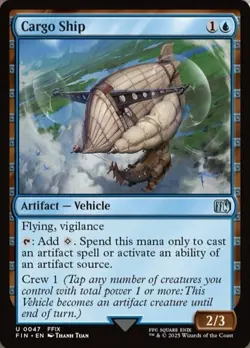 Cargo Ship - Foil - Final Fantasy #0047 MTG Magic The Gathering - Image 1