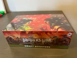MtG Magic the Gathering The BROTHERS WAR DRAFT BOOSTER BOX NEW Sealed - Image 1
