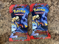 Destined Rivals LOT (2) Packs - Pokemon TCG Booster Packs - Image 1