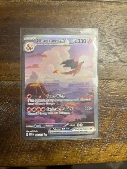 Pokemon TCG Charizard EX 199/165 Scarlet & Violet 151 Special Illustration Rare - Image 5