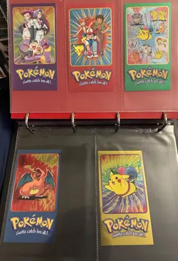 POKEMON : TOPPS CHROME TV ANIMATION SERIES 2 COMPLETE Box Topper Set 1 2 3 4 5 - Image 1