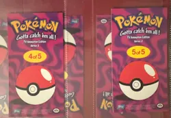 POKEMON : TOPPS CHROME TV ANIMATION SERIES 2 COMPLETE Box Topper Set 1 2 3 4 5 - Image 5