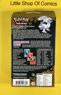 Pokemon Black & White Next Destinies Explosive Edge Theme Deck Reshiram Sealed - Image 2
