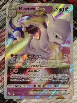 Pokemon TCG Mewtwo VSTAR 031/078 Pokemon GO Holo - Image 1