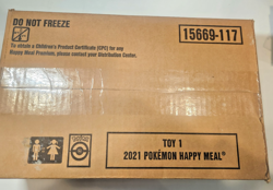 2021 McDonald's Pokemon TCG 25th Anniversary Toy 1 Happy Meal Case (150 Packs) - Image 1