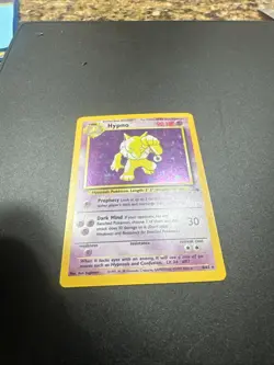 1999 POKEMON FOSSIL 8 HYPNO-HOLO Base Set - Image 3