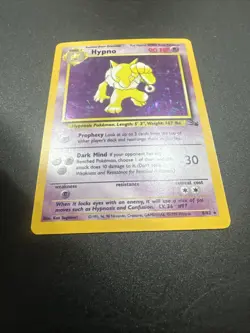 1999 POKEMON FOSSIL 8 HYPNO-HOLO Base Set - Image 4