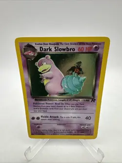 Pokemon TCG Dark Slowbro Team Rocket 12/82 Unlimited Holo WOTC - Rare - NMT - Image 1
