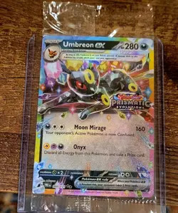 Umbreon ex 60/131 Stamped Pokemon Prismatic Evolutions Promo Sealed - Image 1