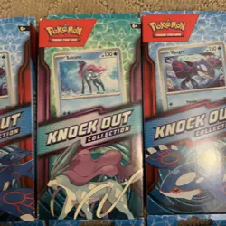 Pokemon Knockout Collection Suicune & Kyogre Set Of 6( Lot Of 6) - Image 3