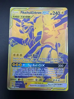 Pikachu & Zekrom GX SM248 Tag Team Pokemon Black Star Promo - Image 3