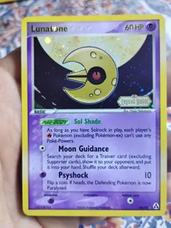 Lunatone 20/92 Legend Maker Stamped Reverse Holo Rare Pokemon TCG Nintendo NM - Image 1