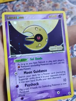 Lunatone 20/92 Legend Maker Stamped Reverse Holo Rare Pokemon TCG Nintendo NM - Image 2