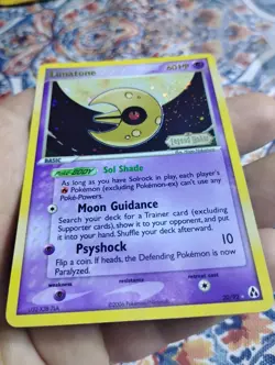 Lunatone 20/92 Legend Maker Stamped Reverse Holo Rare Pokemon TCG Nintendo NM - Image 3