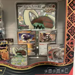 Pokemon TCG Paldean Fates Great Tusk ex & Iron Treads ex Premium Collection |NEW - Image 3