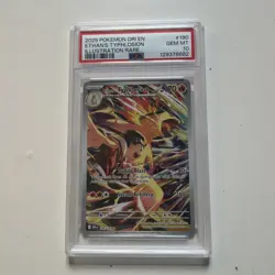Pokemon Ethan's Typhlosion 190/182 Destined Rivals Illustration Rare PSA 10 Gem - Image 1