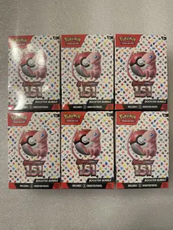 Pokemon Scarlet & Violet 151 Booster Bundle (Lot of 6) - Image 1