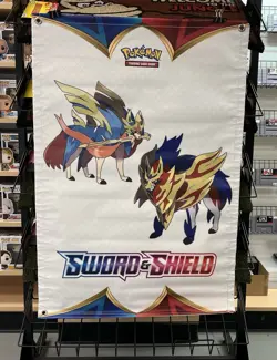 Pokemon Sword And Shield Tournament Promotional Banner Promo 24" X 36" new - Image 1