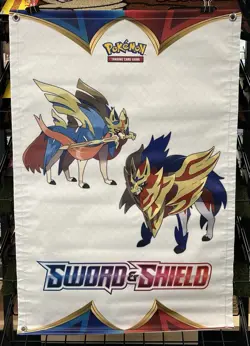 Pokemon Sword And Shield Tournament Promotional Banner Promo 24" X 36" new - Image 2