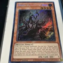 Yu-Gi-Oh! Primite Dragon Ether Beryl BLMM-EN130 1st Edition (Secret Rare) - Image 2