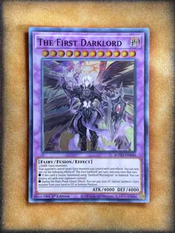 Yugioh The First Darklord ROTD-EN040 Super Rare 1st Ed NM - Image 1