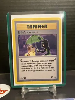 Erika's Kindness 103/132 Gym Challenge 1st Edition Rare Pokemon Card TCG - Image 2