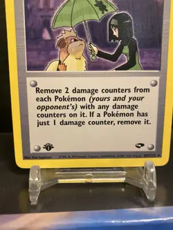Erika's Kindness 103/132 Gym Challenge 1st Edition Rare Pokemon Card TCG - Image 4
