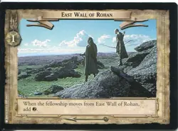 Lord Of The Rings CCG Card TTT 4.U323 East Wall Of Rohan - Image 1