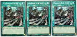 3 x DASA-EN025 Mayhem Fur Hire - Secret Rare 1st Edition Near Mint YuGiOh Card - Image 1