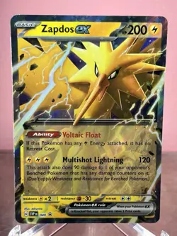 Zapdos ex 049 Sv: Scarlet & Violet Promo Cards Holo - Image 1