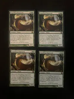 Engulfing Slagwurm #118 x4 [Scars of Mirrodin] Magic MTG Cards LP - Image 1